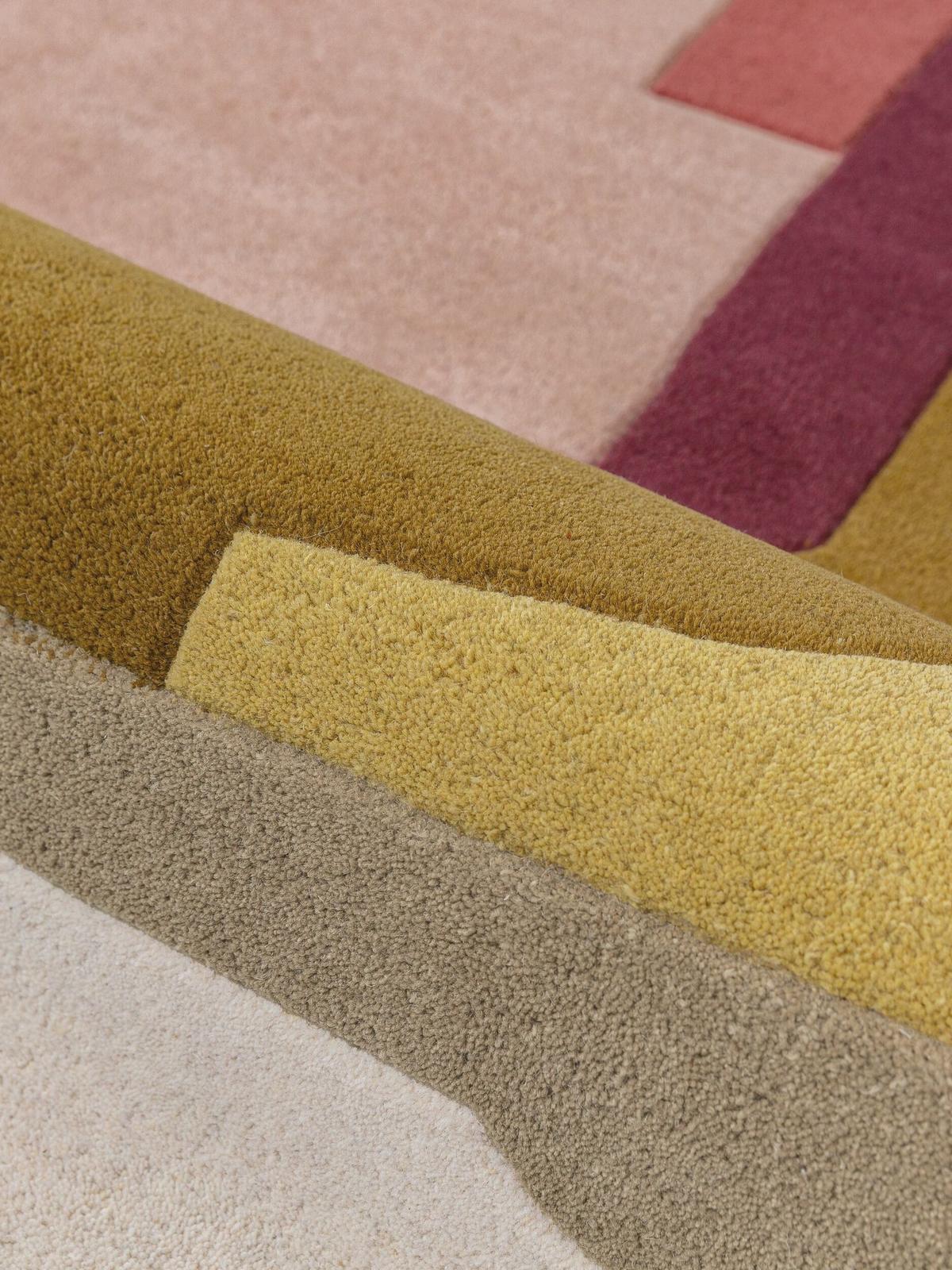 WOLLTEPPICH handgetuftet DIBBIN, Farbblöcke, Multi, 160 x 230 cm - Multicolor, Textil (160/230cm) - KADIMA DESIGN