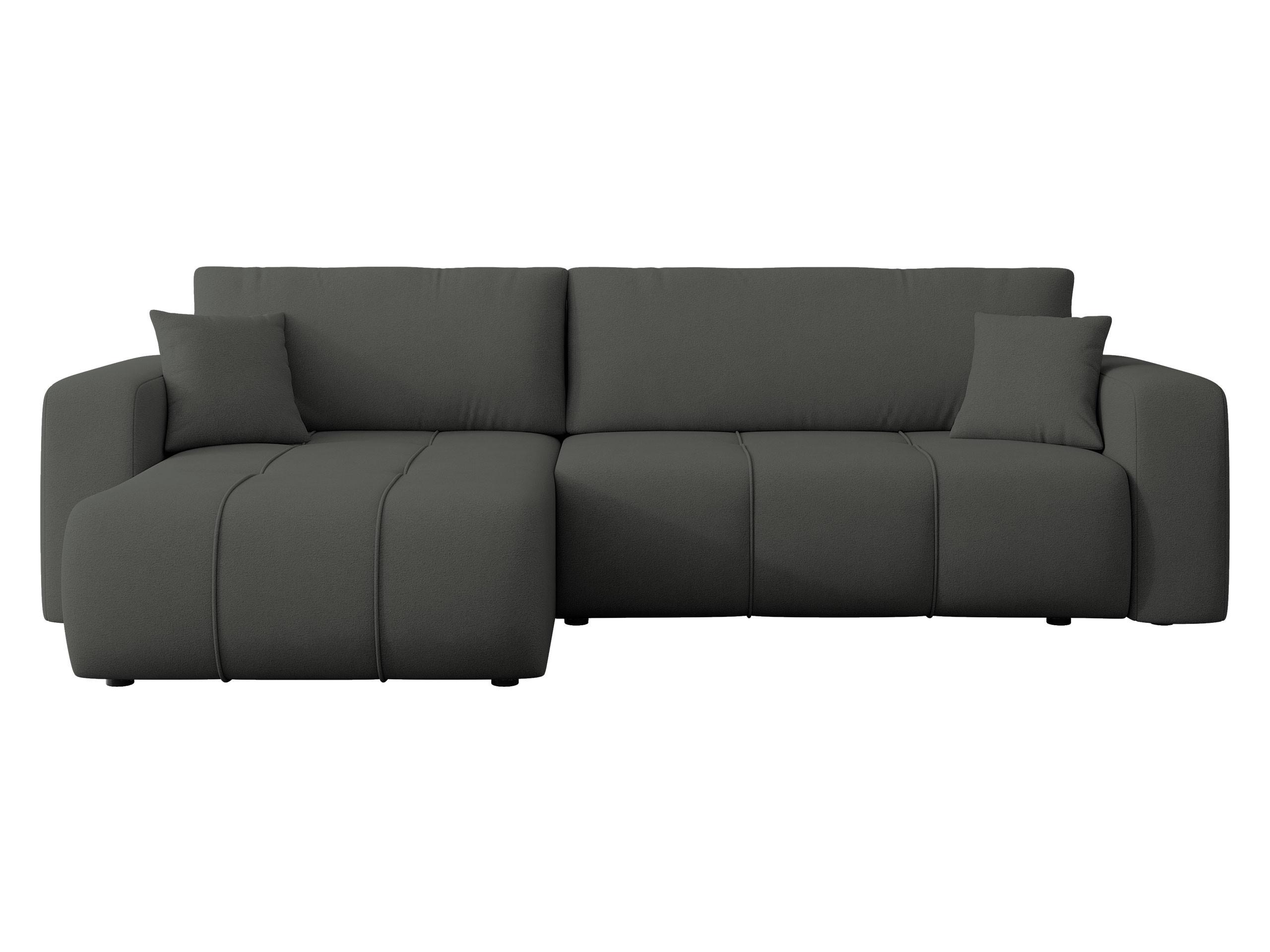 ECKSOFA Furyn Maxi - Schwarz, Holz/Kunststoff (274/145cm) - MIRJAN24