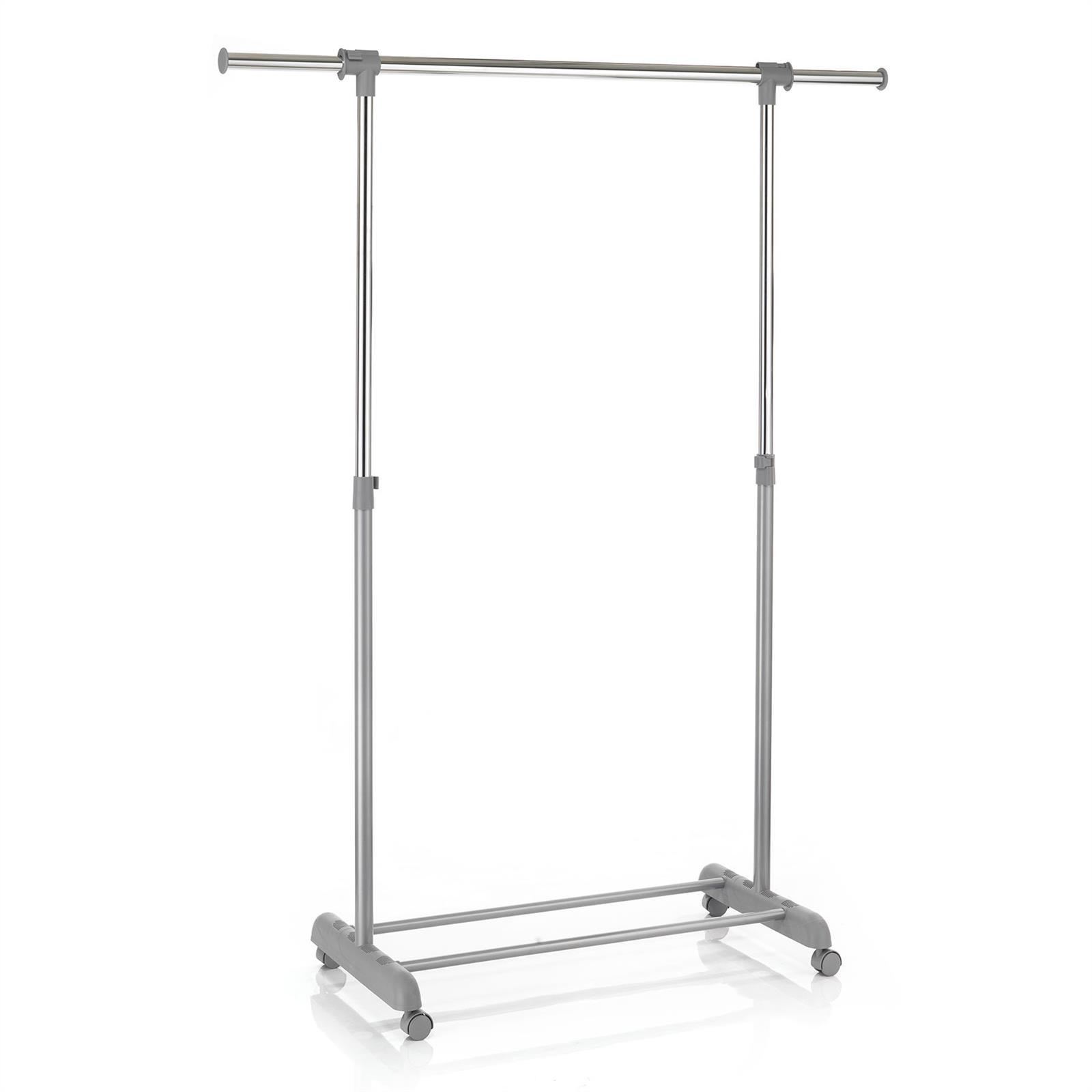 ROLLGARDEROBE SALA grau - Grau, Metall (93/96/44cm) - CARO-Möbel