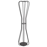 GARDEROBENSTÄNDER Metall schwarz 165 cm Ordway - Schwarz, Metall (42/165/42cm) - Beliani