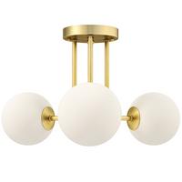 DECKENLEUCHTE Metall Kunststoff Gold - Goldfarben, Metall (42/42/26.5cm) - HOMCOM