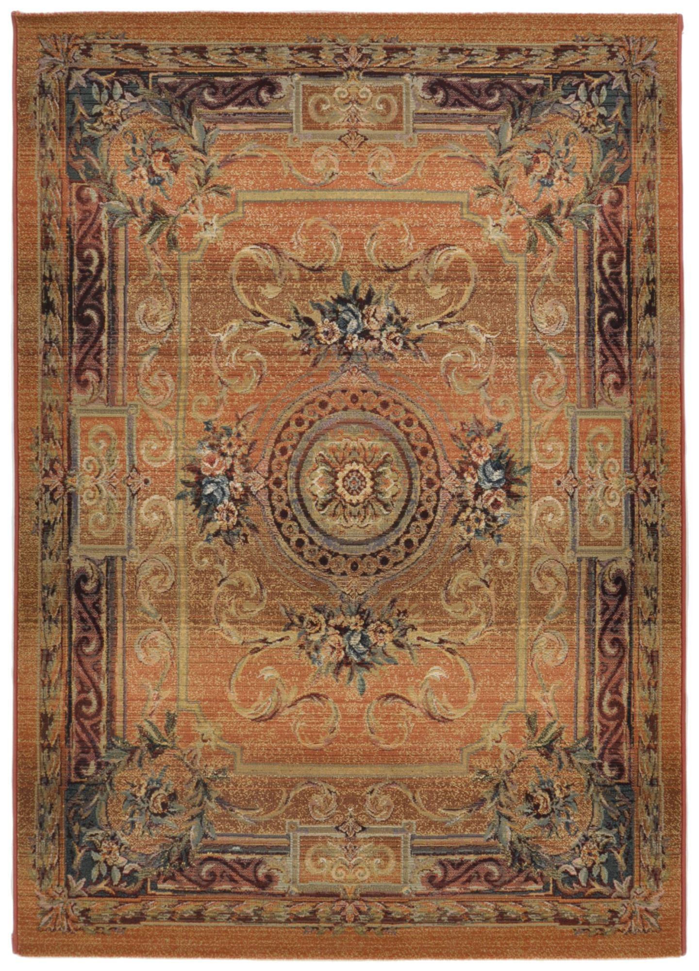 WEBTEPPICH Gabiro 856 160x235 cm - Rostfarben, Textil (160/235cm) - THEKO