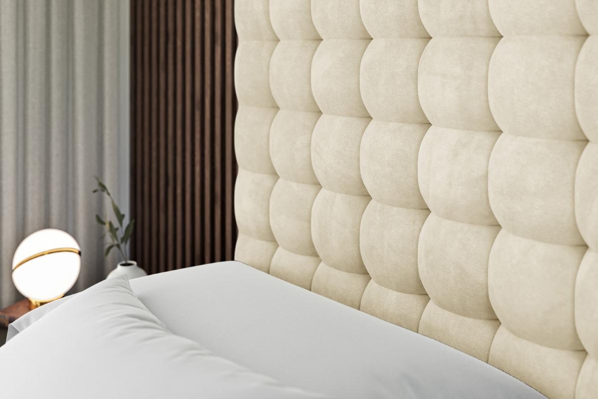 BOXSPRINGBETT VIONE KING - 180 x 200 - H3/H4 - Beige - Beige, Holzwerkstoff (180/200cm) - ALTDECOR