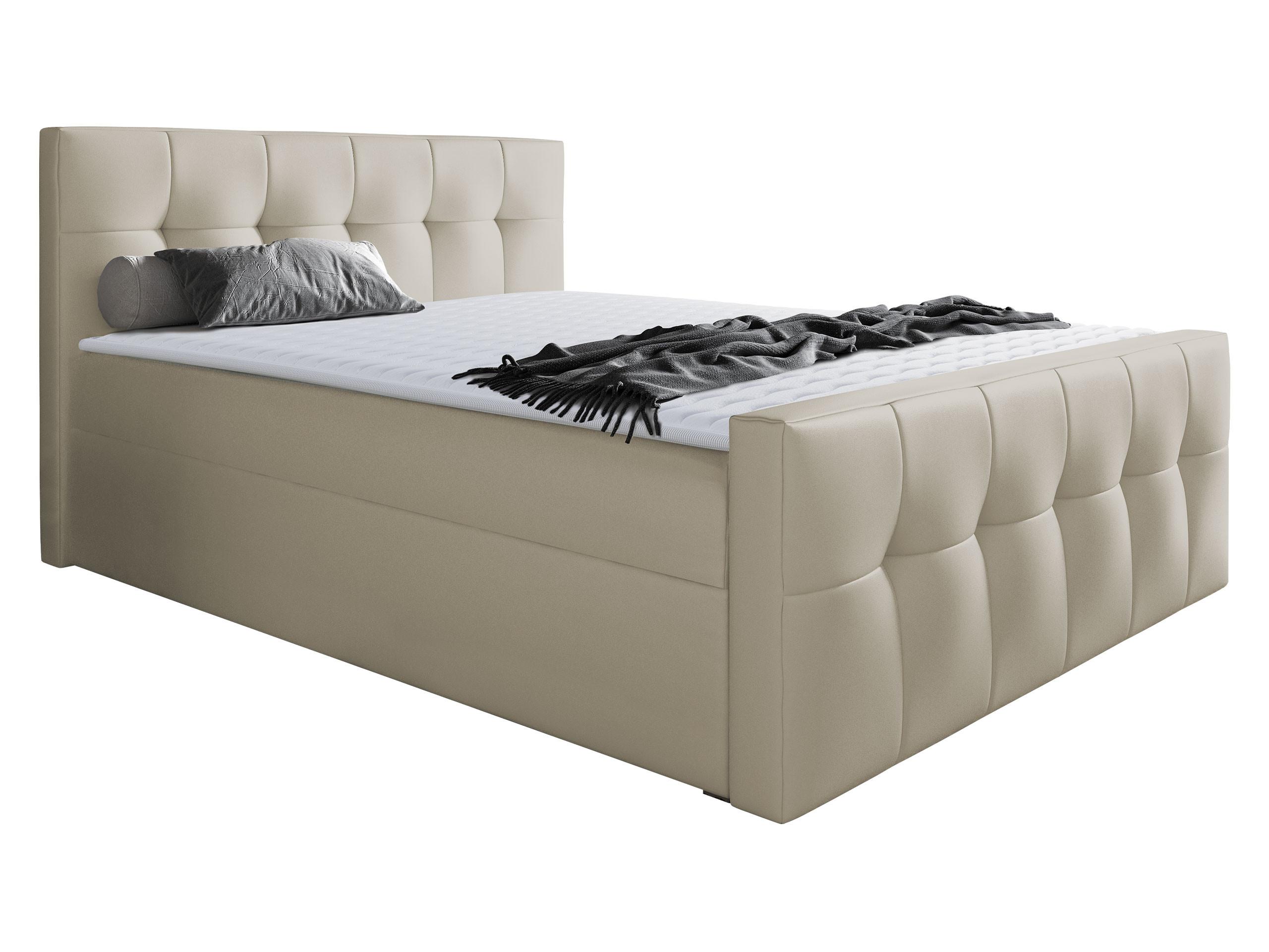 BOXBETT Malibu - H3 - Beige, Holz (160/200cm) - MIRJAN24
