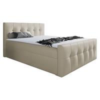 BOXBETT Malibu - H3 - Beige, Holz (160/200cm) - MIRJAN24