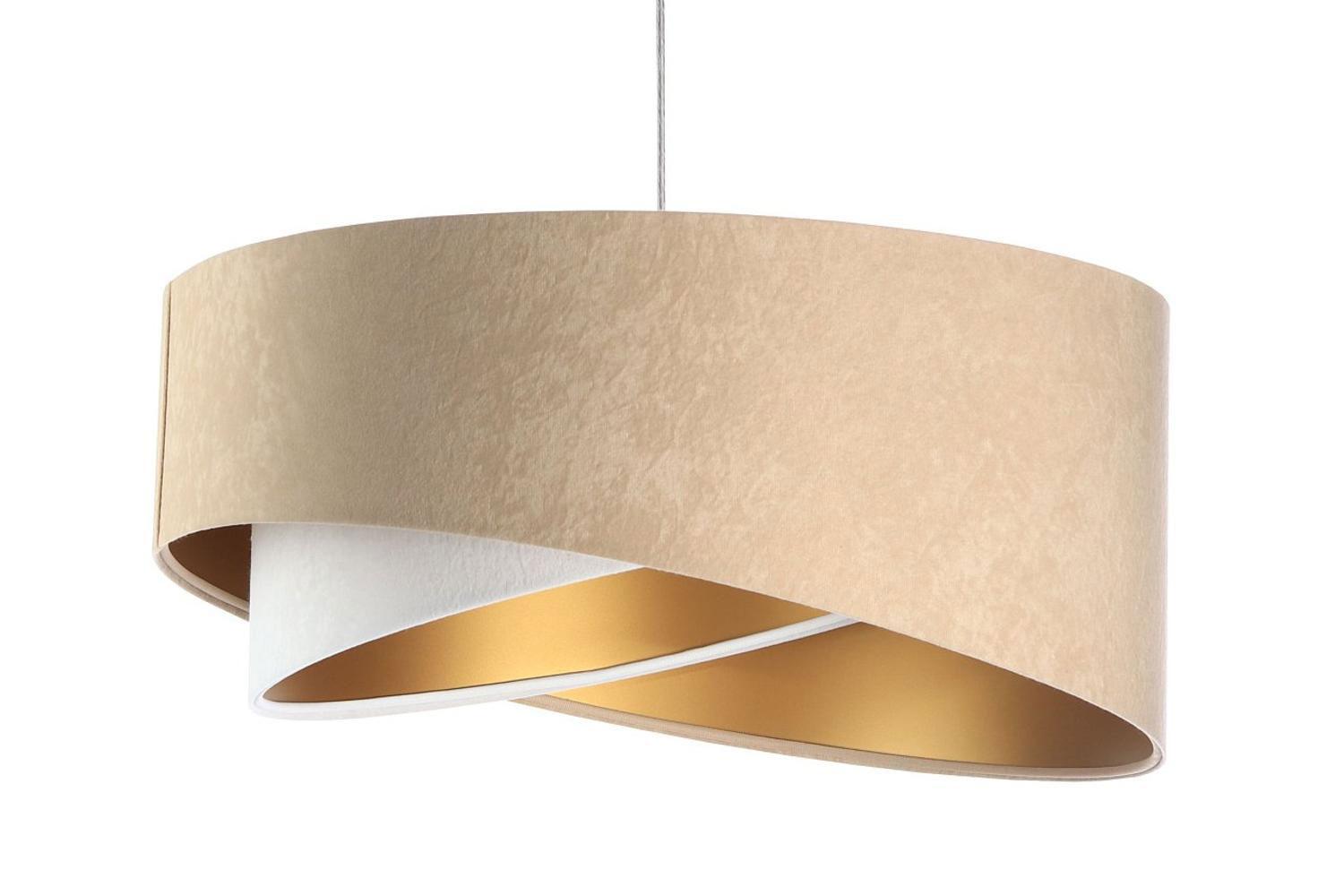 HÄNGELEUCHTE Gold 50/23 cm - Goldfarben, Kunststoff (50/1/23cm) - ONZENO
