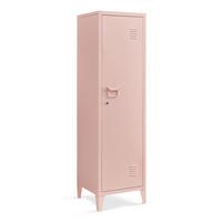 EINZELSPIND Kurikka - Hellrosa, Metall (38/137/38cm) - [en.casa]