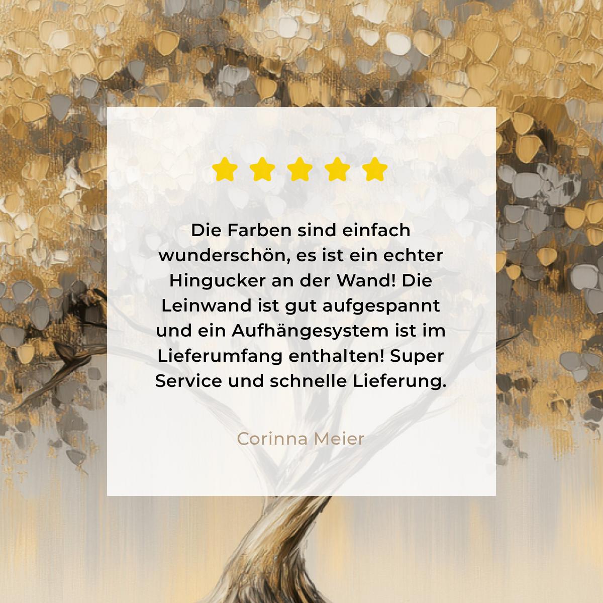LEINWANDBILD Gemälde - Baum - Abstrakt - Blätter Deko Schlafzimmer 30x20 cm - Beige, Textil (30/20cm) - MuchoWow