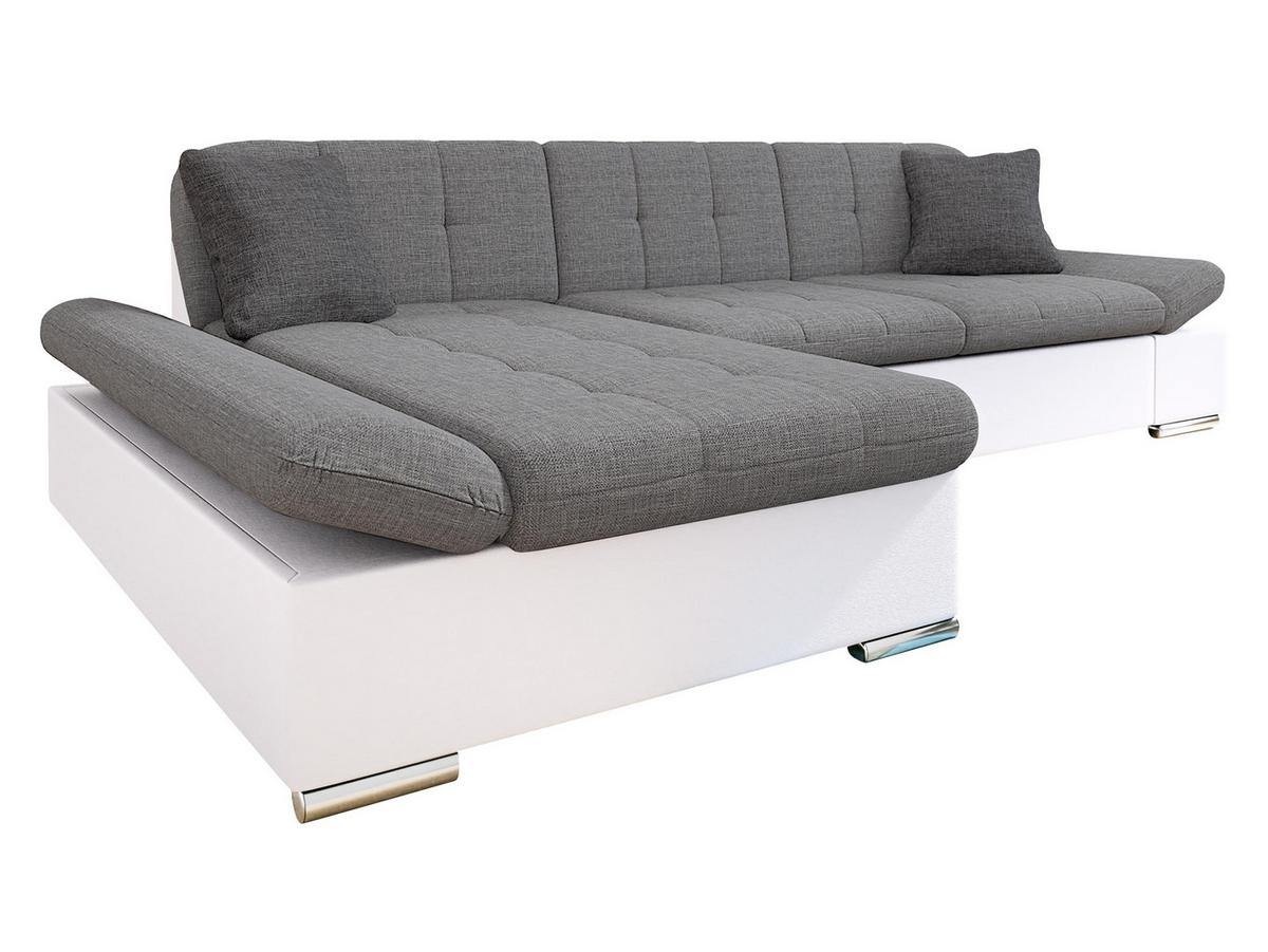 ECKSOFA Montana, Seite: Links - Weiß, Holz/Textil (278/161cm) - MIRJAN24