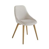 POLSTERSTUHL Textil Beige 82/55/61,5 cm - Beige, Holz (55/61.5/65cm) - Signature
