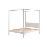 HIMMELBETT Kathleen 208x191x148 aus Massivholz in Weiß - Weiß, Holz (140/200cm) - 58aufmkessel