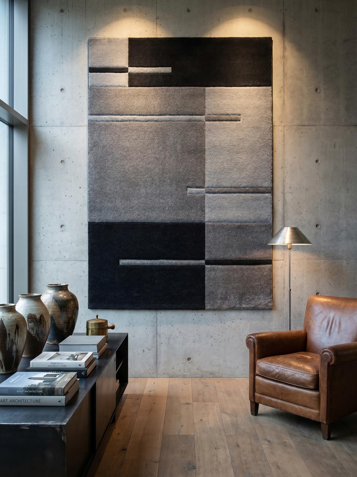 KURZFLORTEPPICH LATEMAR, kariert, Grau, 160 x 230 cm - Grau, Textil (230/160cm) - KADIMA DESIGN