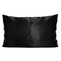 KISSENBEZUG Glanz Satin schwarz 40/60 cm - Schwarz, Textil (40/60cm) - beties Heimtextil