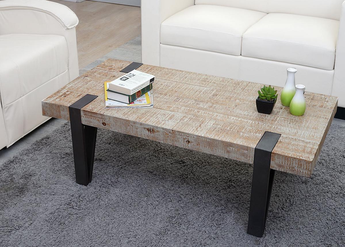 COUCHTISCH A15B rechteck Braun - Braun, Holz (60/120/40cm) - MCW