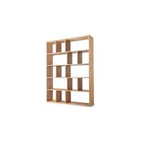 BÜCHERREGALE MOSAICO 151 / 198 / 34 cm Eichefarben - Eichefarben, Holzwerkstoff (151/198/34cm) - MASSENO