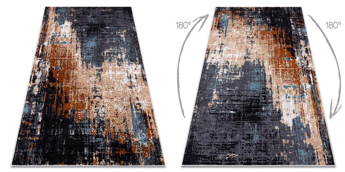 TEPPICH Miro 80/150 cm - Blau, Textil (80/150cm) - rugsX