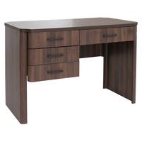 SCHREIBTISCH Walnuss Dekor - Walnussfarben, Holz (60/110/78cm) - MCW