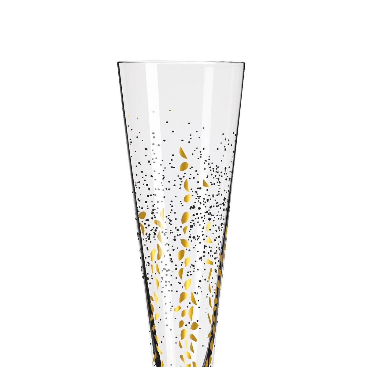 CHAMPAGNERGLÄSER Goldnacht gold 205 ml 2er Set - Goldfarben, Glas (0.205L) - Ritzenhoff