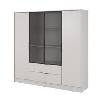 DREHTÜRENSCHRANK CATERINA 206/200/51 cm 4-türig Kaschmir - Kaschmir, Holzwerkstoff (206/200/51cm) - MASSENO