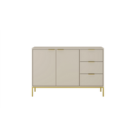 KOMMODE Austin 40/100,4/150 - Kaschmir/Goldfarben, Holzwerkstoff (40/100/150cm) - RAUMHIRSCH FURNITURE