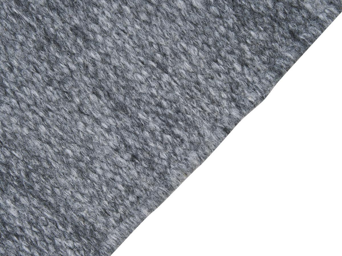TEPPICH geflochten Malhia 230/160 cm - Grau, Kunststoff (160/230cm) - Beliani