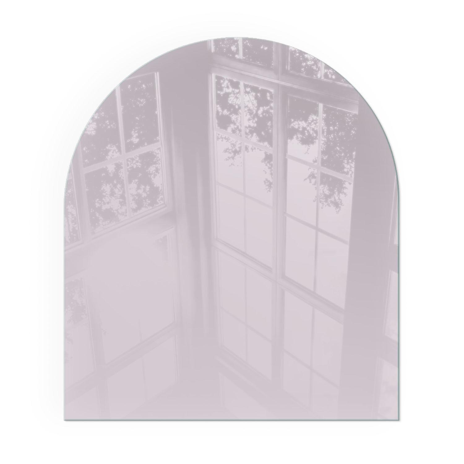 GLASPLATTE für Kamin 80x70 cm - Lila, Glas (80/70/0.4cm) - TULUP