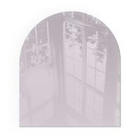 GLASPLATTE für Kamin 80x70 cm - Lila, Glas (80/70/0.4cm) - TULUP