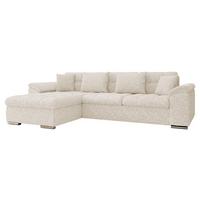 ECKSOFA Diana, Seite: Links - Sandfarben, Holz/Textil (280/160cm) - MIRJAN24