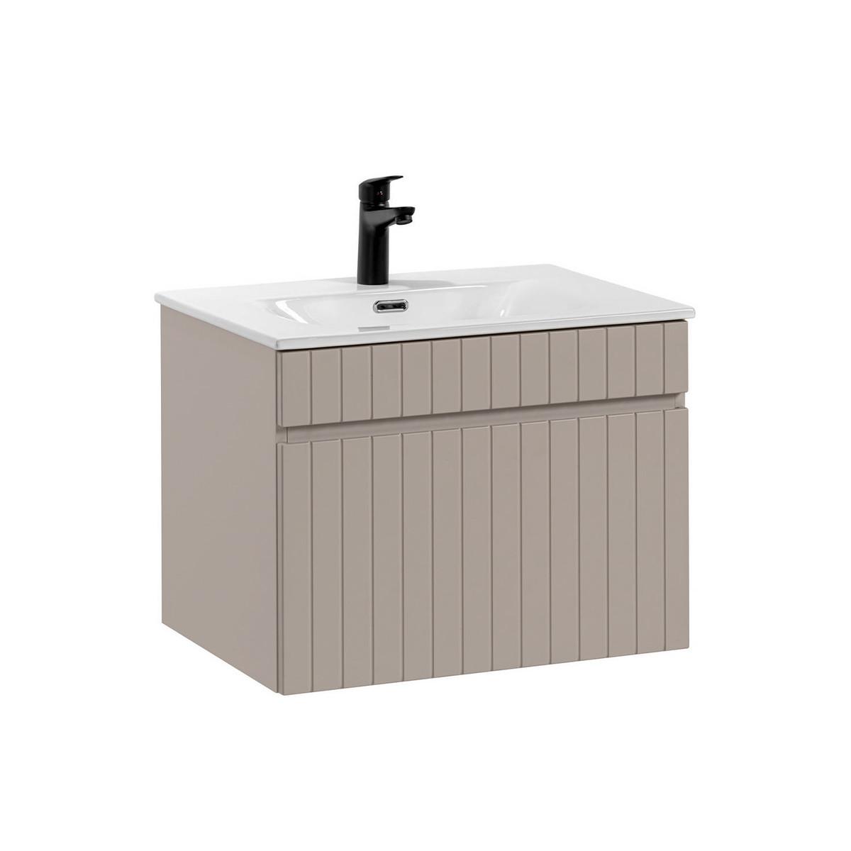 WASCHTISCH 60cm Zelie Kaschmir - Beige, Holzwerkstoff (60/46/46cm) - Petits-meubles