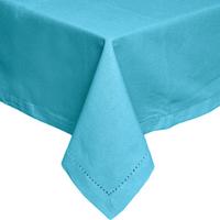TISCHDECKE hellblau 137/178 cm, 100% Baumwolle - Hellblau, Textil (137/178cm) - Homescapes
