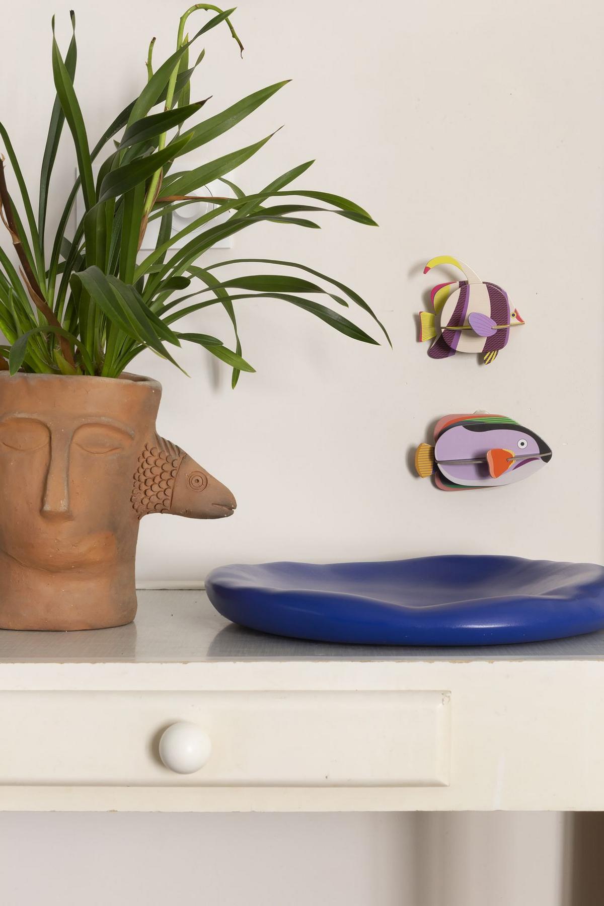 WANDSKULPTUR Bunt 6/11,5 cm - Multicolor, Wellpappe (6/11.5/11cm) - Studio Roof