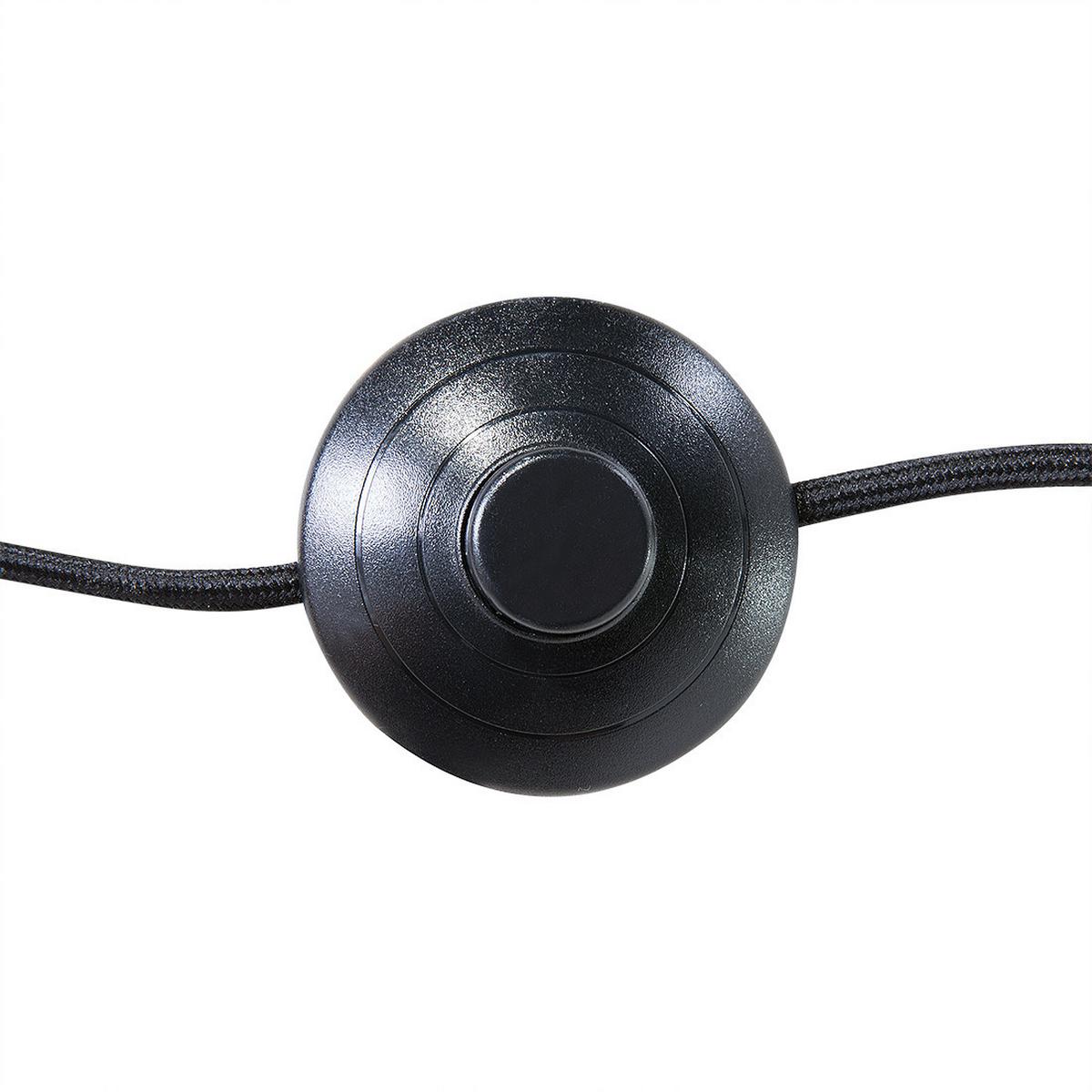 STEHLEUCHTE Thames 53/53/165 cm - Schwarz, Metall (53/53/165cm) - Beliani