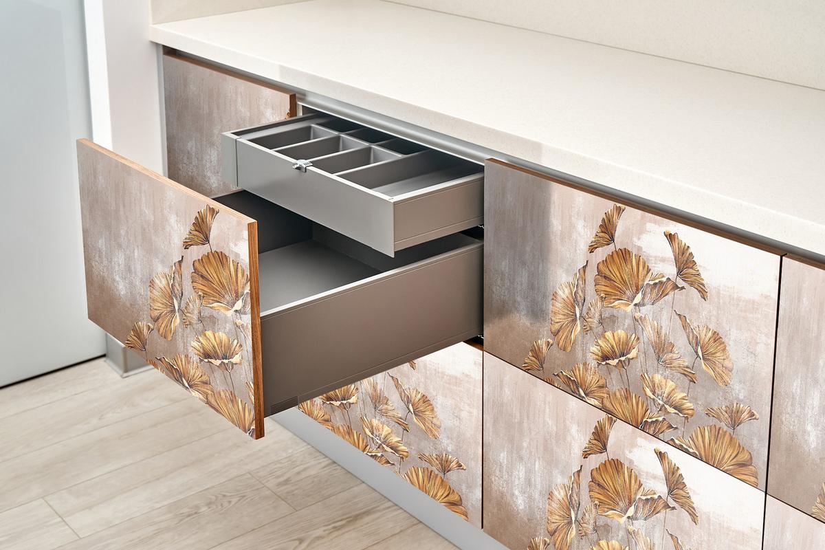 MÖBLAUFKLEBER 100x50 cm beige - Cognac, Kunststoff (50/0.1/100cm) - Wallfluent