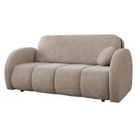 SCHLAFSOFA Viva Comfy IV - Schwarz/Naturfarben, Holz/Textil (172/85/103cm) - MIRJAN24