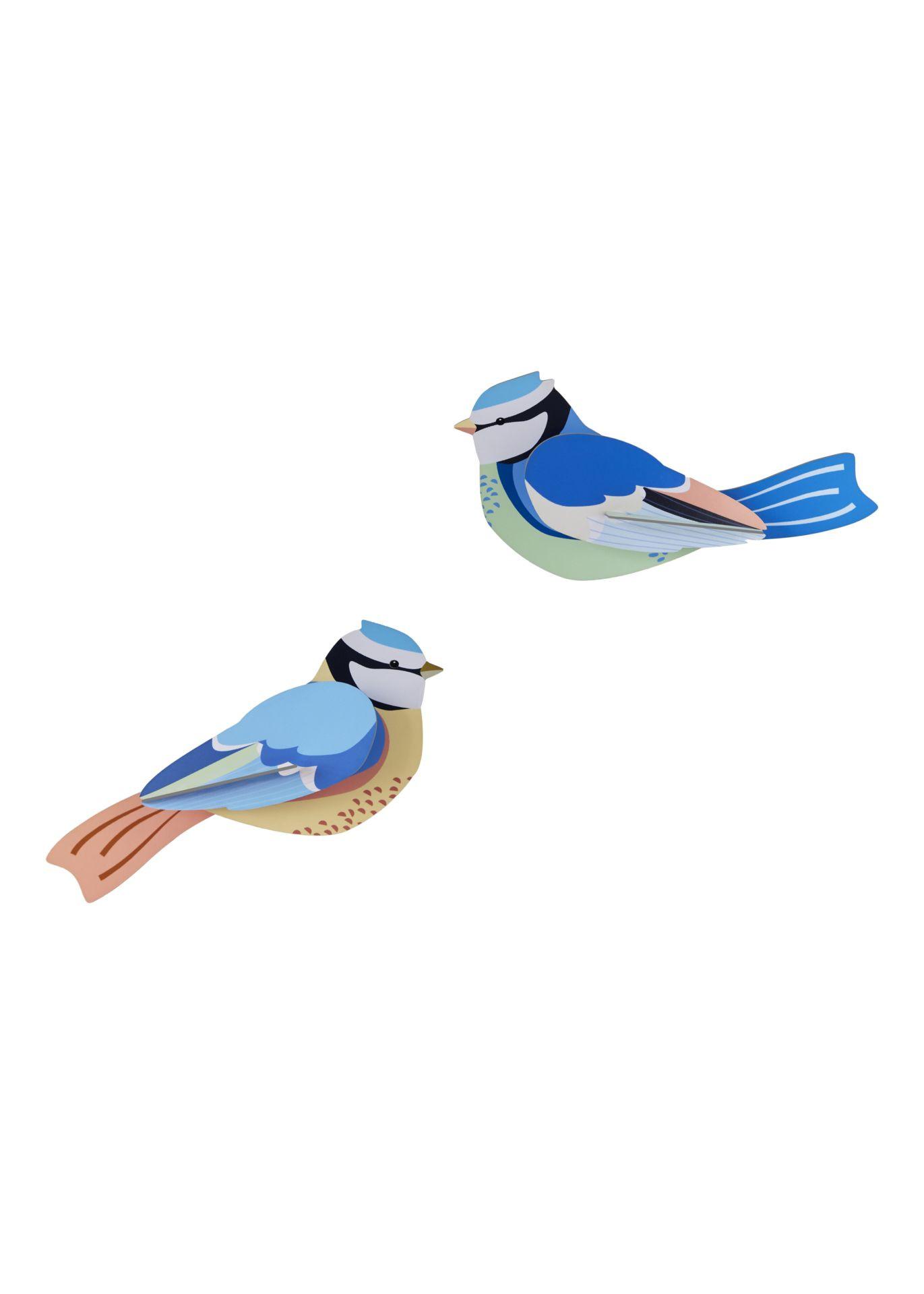 WANDSKULPTUR Bunt 4/7 cm - Multicolor, Wellpappe (4/7/15cm) - Studio Roof