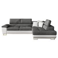 ECKSOFA Cotere Lux, Seite: Rechts - Grau, Holz/Textil (270/202cm) - MIRJAN24