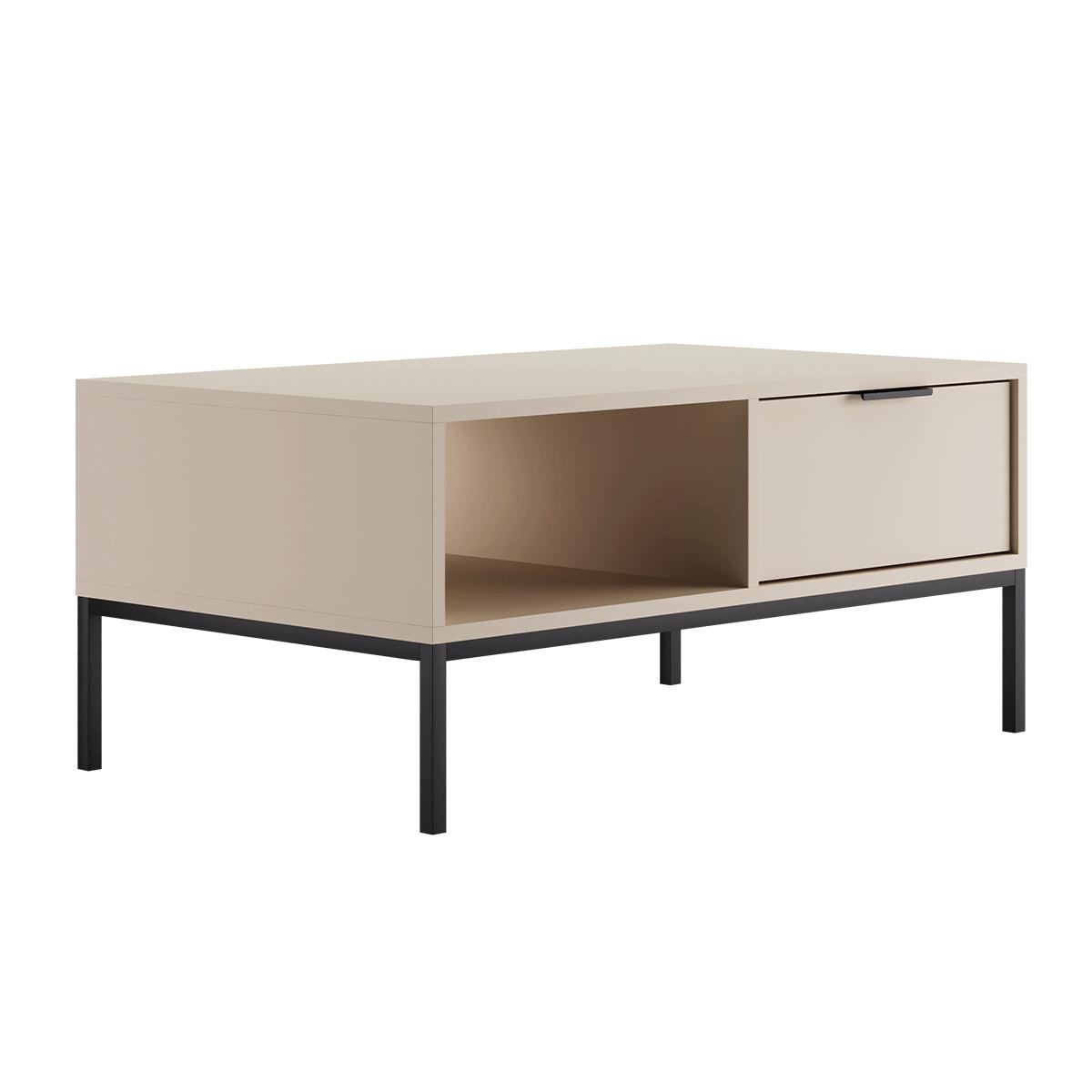 COUCHTISCH Seattle Kaschmir - Beige, Holzwerkstoff (60/100/45.4cm) - Petits-meubles