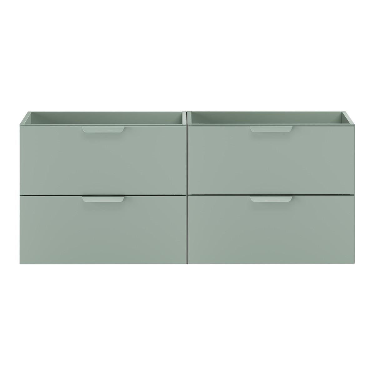 WASCHTISCHUNTERSCHRANK 120cm Oria Grün - Grün, Holzwerkstoff (120/50/45.5cm) - Petits-meubles