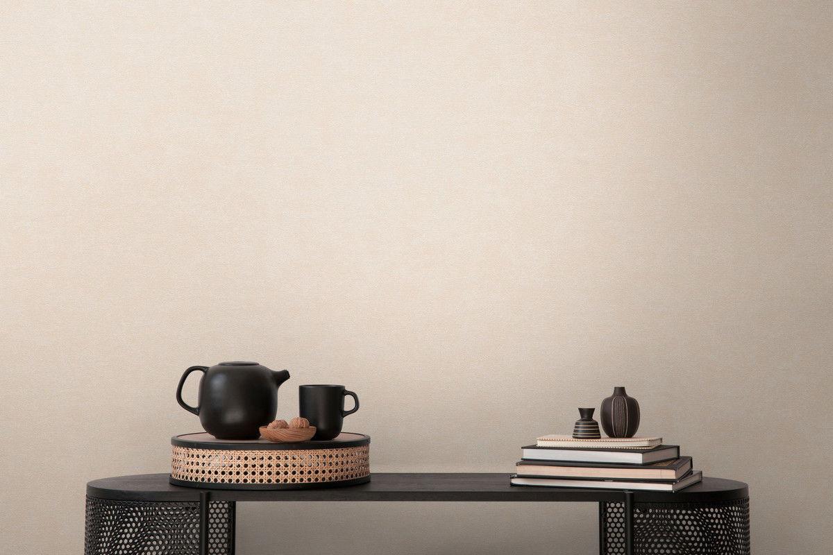 VLIESTAPETE Beige 53/1005 cm - Beige, Textil (53/1cm) - KUNSTLOFT