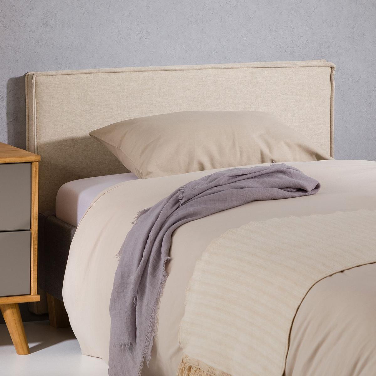 KOPFTEIL ANISA 90X190 CM - Beige, Textil (91/69/6cm) - IDIMEX