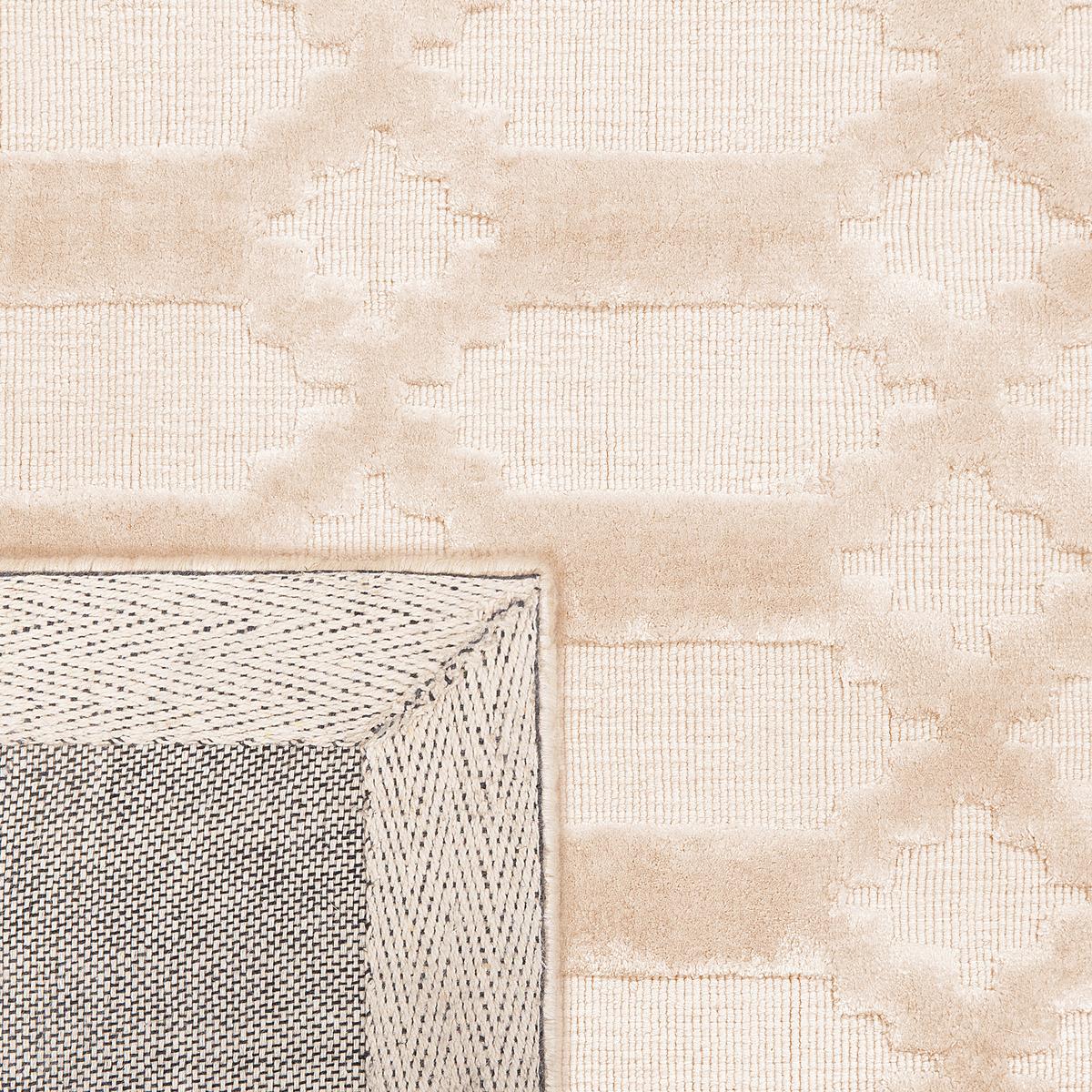 KURZFLOR-TEPPICH Cizre 200/140 cm - Beige, Naturmaterialien (140/200cm) - Beliani