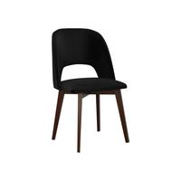 STUHL Monti 4, Holzfarbe: Nuss - Walnussfarben/Schwarz, Holz (48/83/54cm) - MIRJAN24