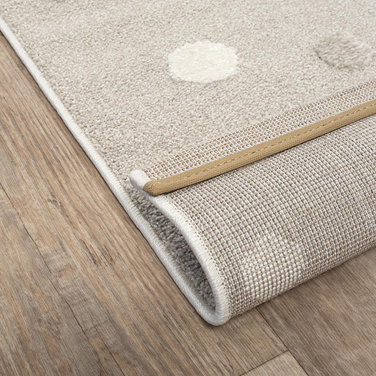 KINDERTEPPICH Kurzflor VELT Polypropylen Beige 80 x 150 cm - Beige, Textil (80/150cm) - KADIMA DESIGN