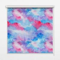 INNENROLLO - Fensterrollo - Rollo - 110x140 cm - Galaxis - Blau, Kunststoff (110/140/0.5cm) - TULUP