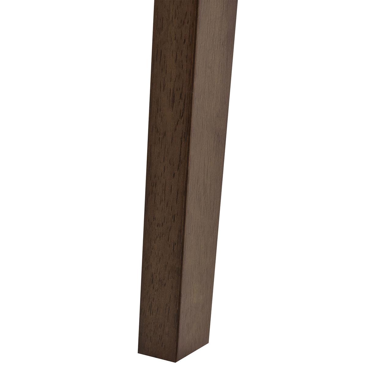 BARSTUHL 2er-Set Holz Dunkelbraun/GrünIsanti - Dunkelbraun, Holz (44/92/54cm) - Beliani