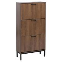 SCHUHKIPPER Braun - Braun, Holz (60/125/25cm) - MCW