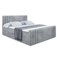 BOXBETT CELESTIA-Z - 180x200 cm - H3 - Grau - Grau, Holzwerkstoff (180/200cm) - ALTDECOR