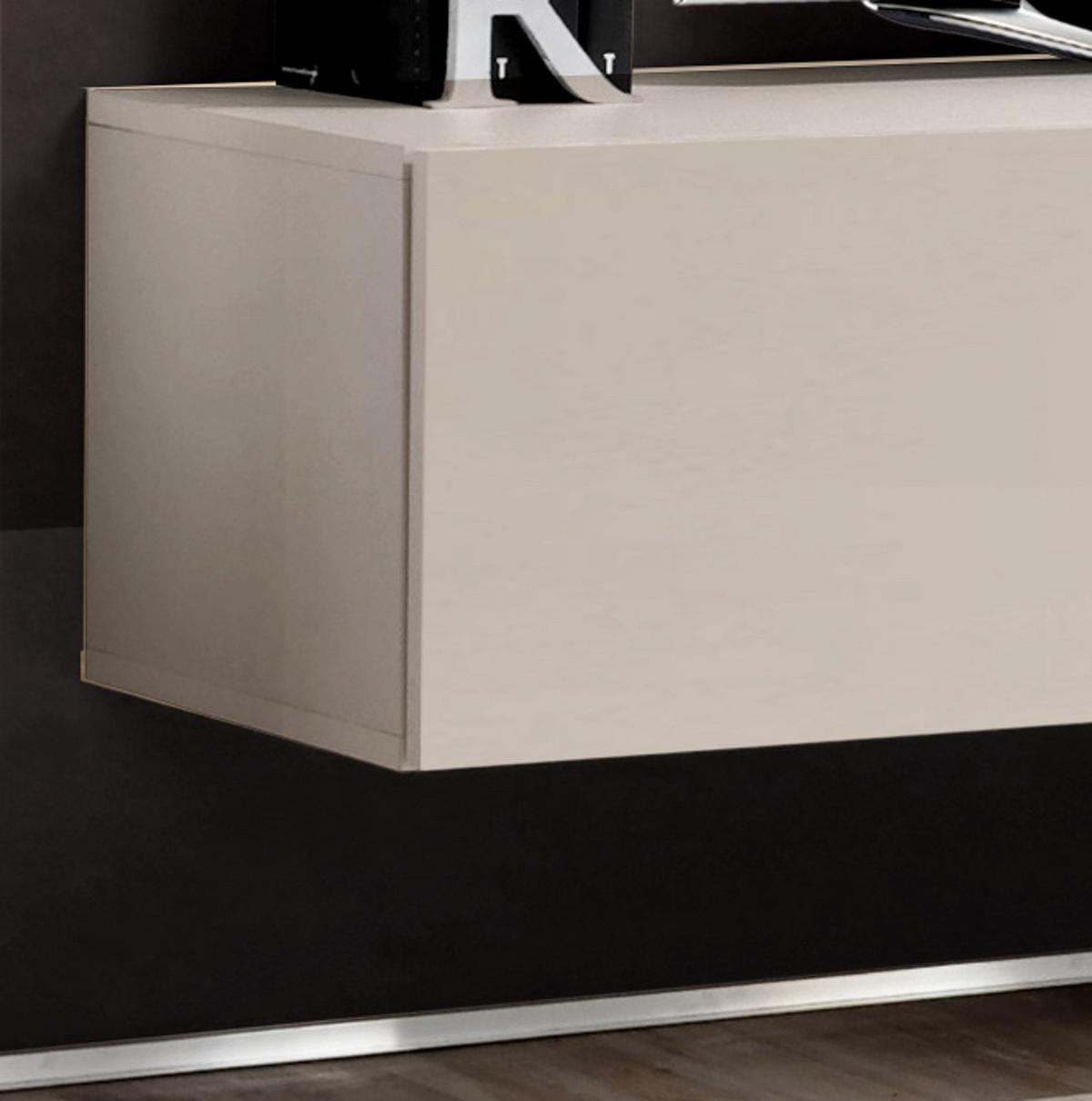 TV-LOWBOARD Kaschmir 160 cm hängend, Set inklusive Wandpaneel - Kaschmir, Holzwerkstoff (160/148/40cm) - Inn.Furn
