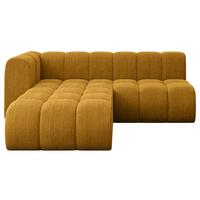 ECKSOFA modulares Sofa Darnel-L1 - 205x177x70 cm Senfgelb - Currygelb, Holzwerkstoff/Textil (205/177cm) - ALTDECOR