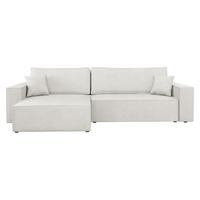 ECKSOFA Karl - Creme/Schwarz, Holz/Kunststoff (272/145cm) - MIRJAN24